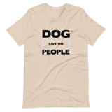 Cream Shirt - Dog Save The People Classic Logo