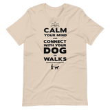 Cream Shirt - Dog Walk Meditation Logo