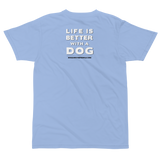 Baby Blue Shirt - Dog Save The People Classic Logo