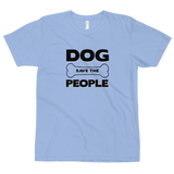 Baby Blue Shirt - Dog Save The People Classic Logo