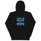 Black Hoodie - Dog Save The People Classic Logo